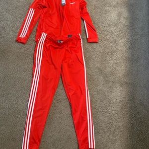 Red Adidas Tracksuit
